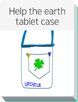 Help the earth tablet case
